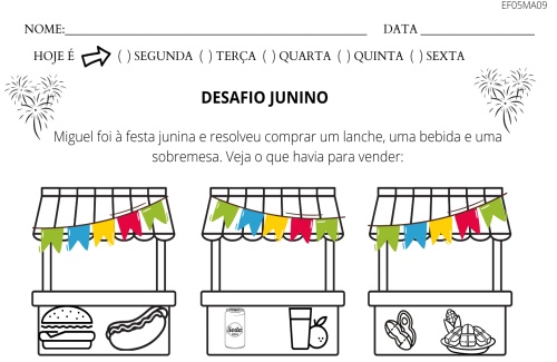 atividade Desafio Junino: Análise Combinatória